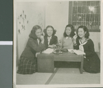 A Study Session in the Girls Dorm, Ibaraki, Japan, ca.1948-1952