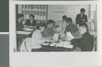 A Group of Korean Christians Working on Bible Correspondence Lessons, Seoul, South Korea, 1967
