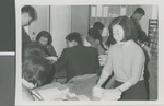 A Korean Christian Sorts Through Bible Correspondence Courses, Seoul, South Korea, 1965
