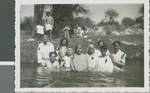 Baptisms in the River, Durango, Durango, Mexico, 1944