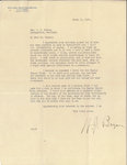 Letter from William Jennings Bryan to R. C. Foster