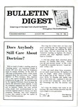 Bulletin Digest, Volume 4, Number 8 (1985) by James M. Sampson