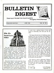 Bulletin Digest﻿, Volume 3, Number 6 (1984)