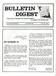 Bulletin Digest, Volume 3, Number 1 (1984) by James M. Sampson
