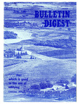Bulletin Digest, Volume 8, Number 6 (1989) by Jim R. Martin