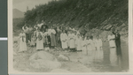 S. K. Dong Baptizing Korean Converts, South Hamgyong Province, North Korea, 1938