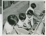 Children Washing their Hands at the Airin-en Orphanage, Okinawa, Japan, 1953