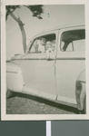 The Logan Fox Family in a Car, Ibaraki, Japan, ca.1948-1952