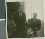 Logan Fox with Shoichi Oka, Ibaraki, Japan, ca.1948-1952
