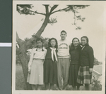 Virgil Lawyer with Students, Ibaraki, Japan, ca.1948-1952