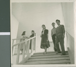 Students on Stairs at Ibaraki Christian Schools, Ibaraki, Japan, ca.1948-1952