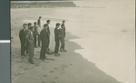 Students on the Beach Near Ibaraki Christian Schools, Ibaraki, Japan, ca.1948-1952