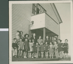 Children from the Ibaraki Christian Schools Sunday School with their Teachers, Ibaraki, Japan, ca.1948-1952