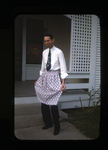 J W Treat in apron 1946 or 1947 by Haven L. Miller