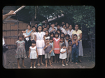 Group of church members, likely a rural congregation in Mexico by Haven L. Miller
