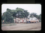 Group, likely church members of a rural congregation (Iglesia de Cristo) in Mexico by Haven L. Miller