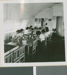 Students Eating in the Cafeteria of Ibaraki Christian College, Ibaraki, Japan, 1953