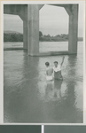 Logan Fox Baptizing a College Student, Ibaraki, Japan, 1953