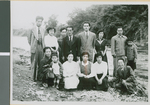 Harry R. Fox with Members of the Community, Ibaraki, Japan, 1953