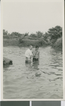 Ira Y. Rice Baptizes Peter Chew, Kluang, Malaysia, 1956