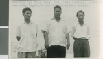 Lye Hong Meng with Two Converts, Singapore, 1958