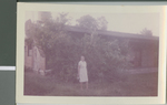 Eva Johnson Stands in Front of Her New House Part 2, Chennai, India, 1967