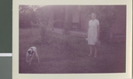 Eva Johnson Stands in Front of Her New House Part 3, Chennai, India, 1967