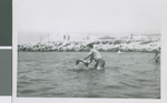 Samuel Vazquez Baptizes Reyes Zenteno in the Pacific Ocean, Ensenada, Baja California, Mexico, 1964