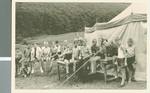 German Children at a Summer Camp Site in Front of their Tent, Frankfurt, Germany, 1949 by Katherine Patton