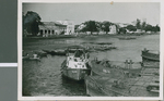 Canoes and Barges, Lagos, Nigeria, 1950 by Eldred Echols and Boyd Reese