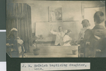 McCaleb Baptizes His Oldest Daughter, Lois, ca.1900-1910