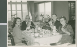 O. D. and Beth Bixler Sharing a Meal with their Niece and Nephew, Tokyo, Japan, 1960