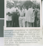 Jim Massey After Preaching an Open-Air Sermon, Nigeria, 1960