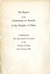 The Report of the Commission on Restudy of the Disciples of Christ by Commission on Restudy of the Disciples of Christ
