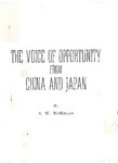The Voice of Opportunity From China and Japan