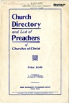 Church Directory and List of Preachers of Churches of Christ