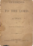 Offerings to the Lord: A Tract by David Lipscomb