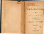 A Public Oral Discussion of Four Biblical Propositions by J. B. Fly and Thomas H. Popplewell