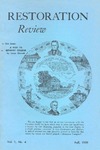 Restoration Review, Volume 1, Number 4 (1959)