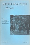 Restoration Review, Volume 2, Number 4 (1960)
