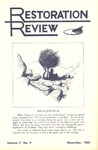 Restoration Review, Volume 7, Number 9 (1965)