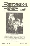 Restoration Review, Volume 9, Number 10 (1967)