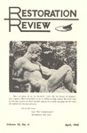 Restoration Review, Volume 10, Number 4 (1968)