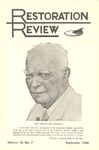 Restoration Review, Volume 10, Number 7 (1968)