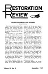 Restoration Review, Volume 10, Number 9 (1968)