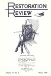 Restoration Review, Volume 11, Number 3 (1969)