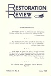 Restoration Review, Volume 11, Number 6 (1969)