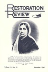 Restoration Review, Volume 11, Number 10 (1969)