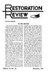 Restoration Review, Volume 12, Number 10 (1970)