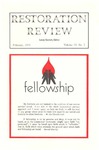 Restoration Review, Volume 15, Number 2 (1973)